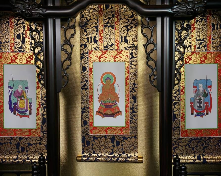 笹川元祥【真作】『直入』茶道具 40世住職 曹洞宗 栃木 掛軸24120336 木彫り仏像 曹洞宗脇仏 柘植高祖道元（承陽大師）・太祖瑩山（常